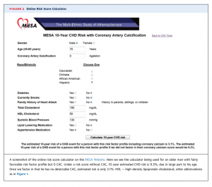 図3　Online Risk Calculator　　 文献[12]　より引用